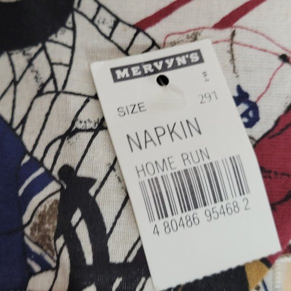 MLB Fabric Placemat Napkin Set Cooperstown Collection All Over Print Retro 90s - Picture 11 of 12